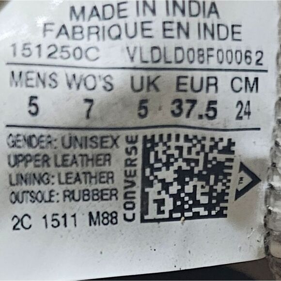 CONVERSE ALL STAR Perforated Leather Chucks - Picture 7 of 7